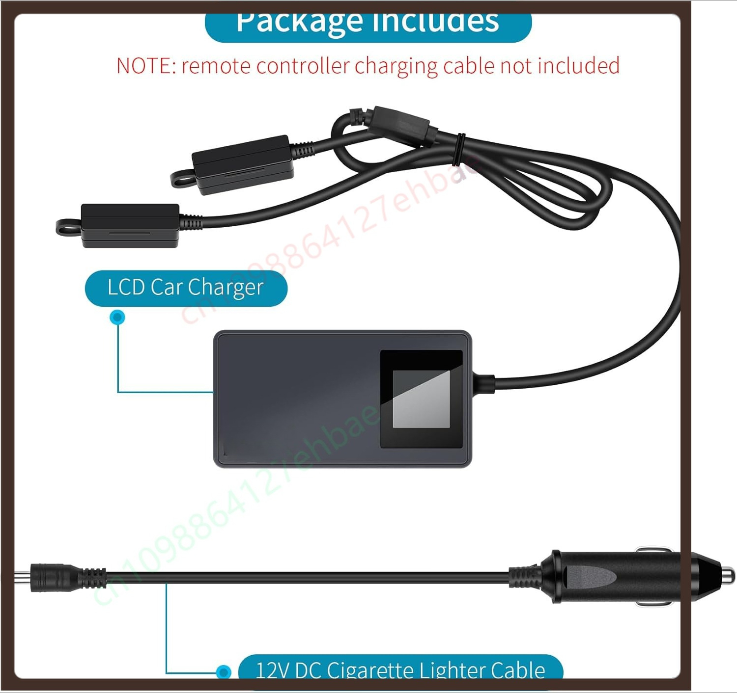 Drone Charging Hub - LCD battery car charger for DJI