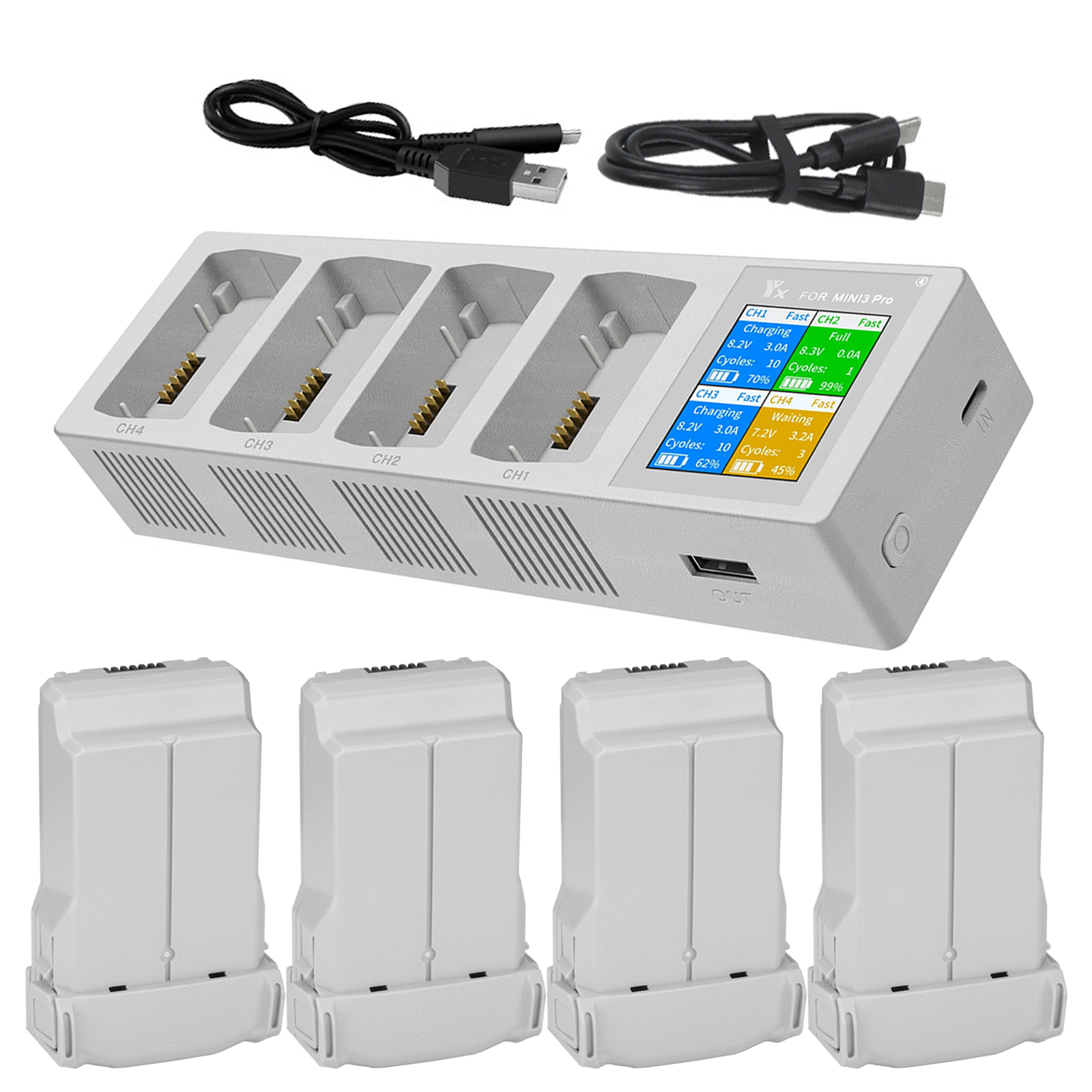 For DJI Mini 3/3 Pro Intellige - Drone Charging Hub ulasan dan harga