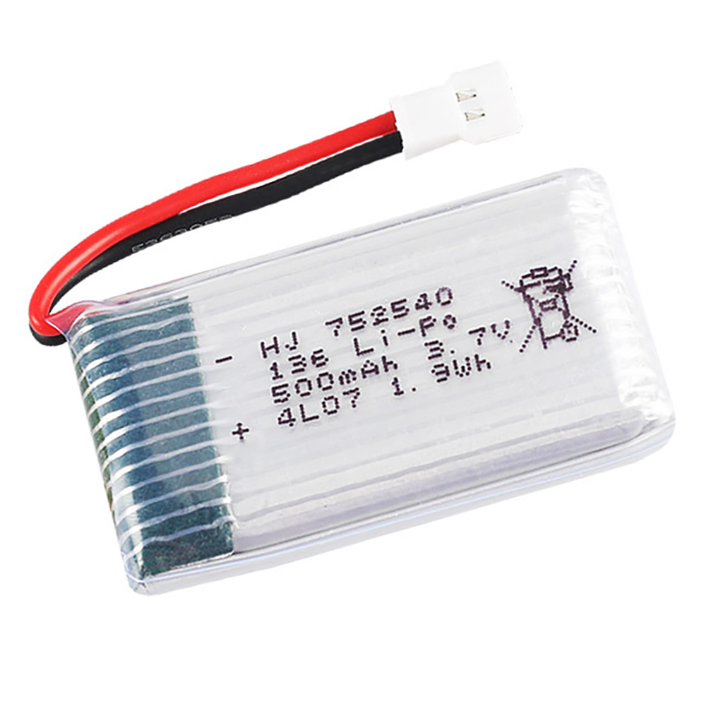 3.7V 500mAh 752540 Lipo Batter - Drone Battery Charger ulasan dan harga