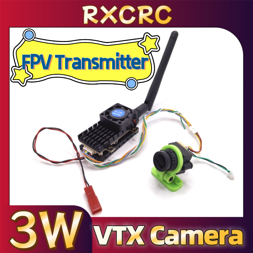 RXCRC 5.8G 3W Video VTX transm - Drone Controller Screen ulasan dan harga