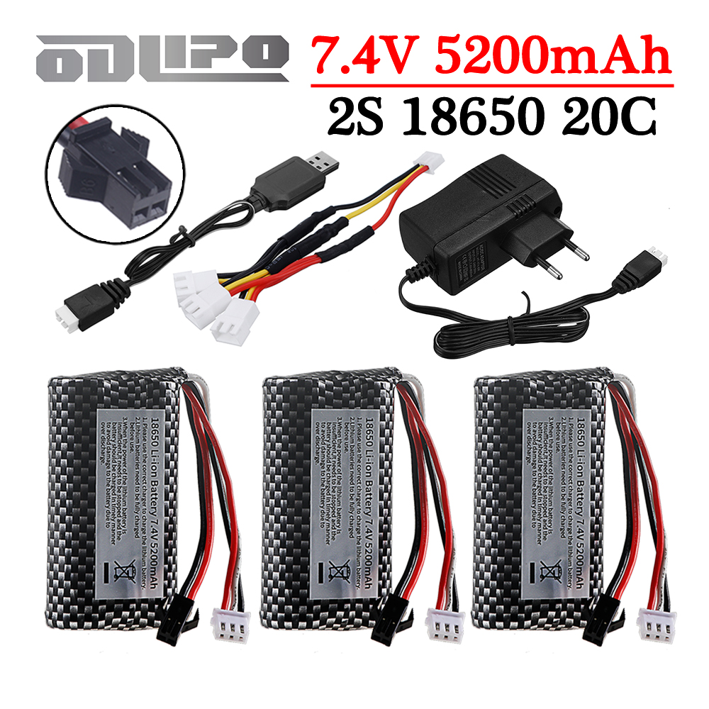 18650 7.4V 5200mAh Li-ion batt - Drone Battery Charger ulasan dan harga