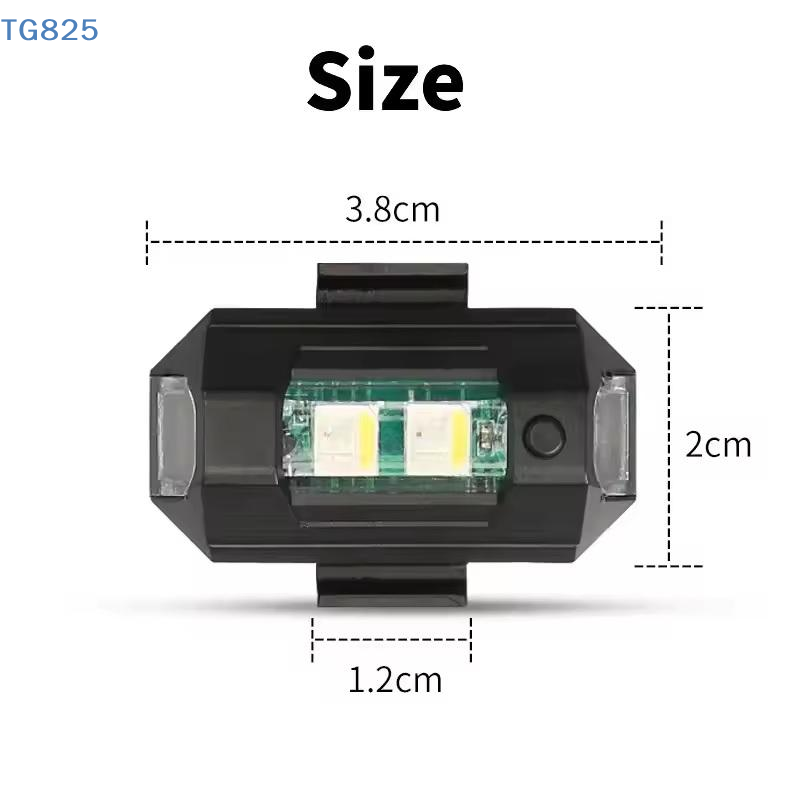 【AN】Motorcycle Lights Drone St - Drone Strobe Light ulasan dan harga