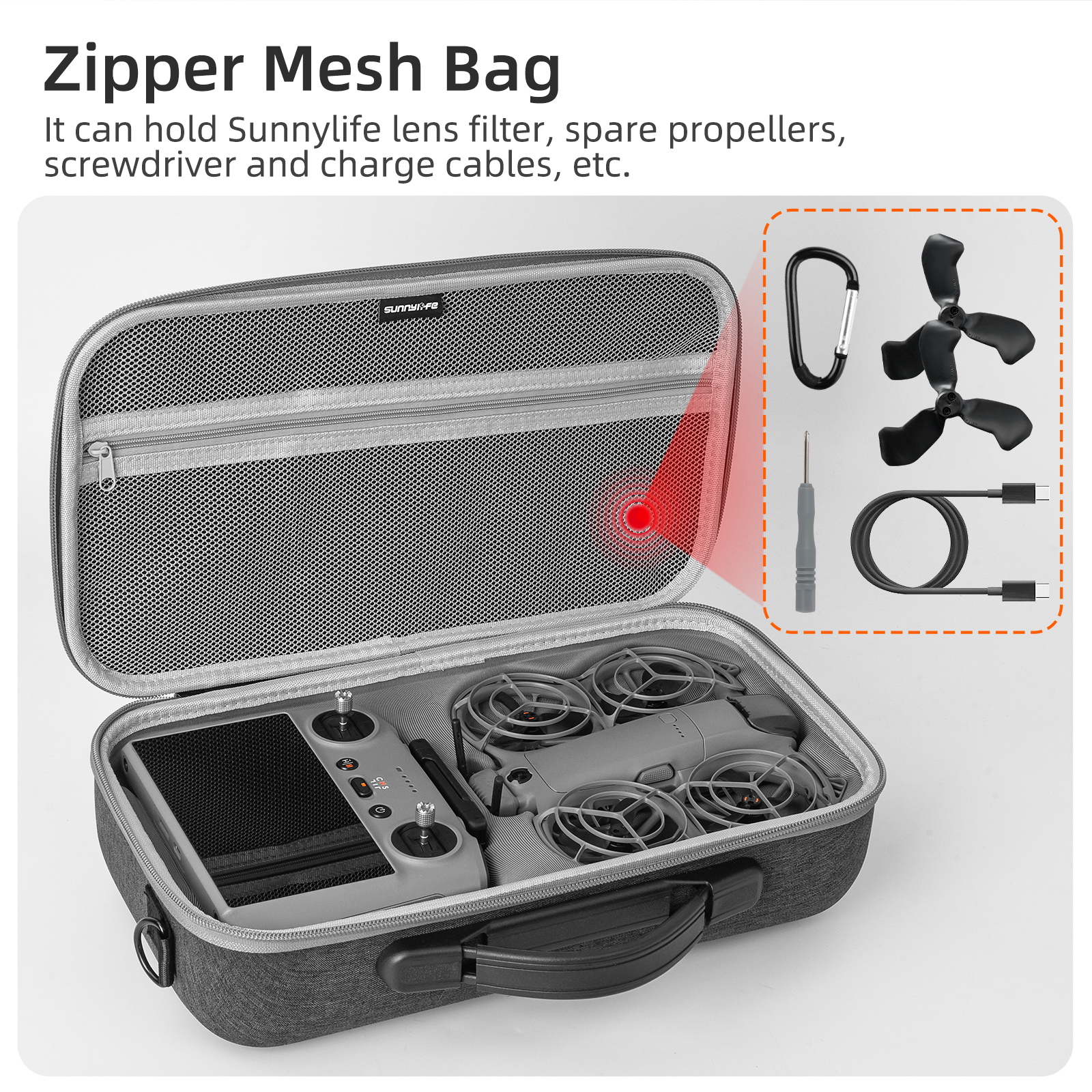 Portable Carrying Case For DJI - Drone Controller Hood ulasan dan harga