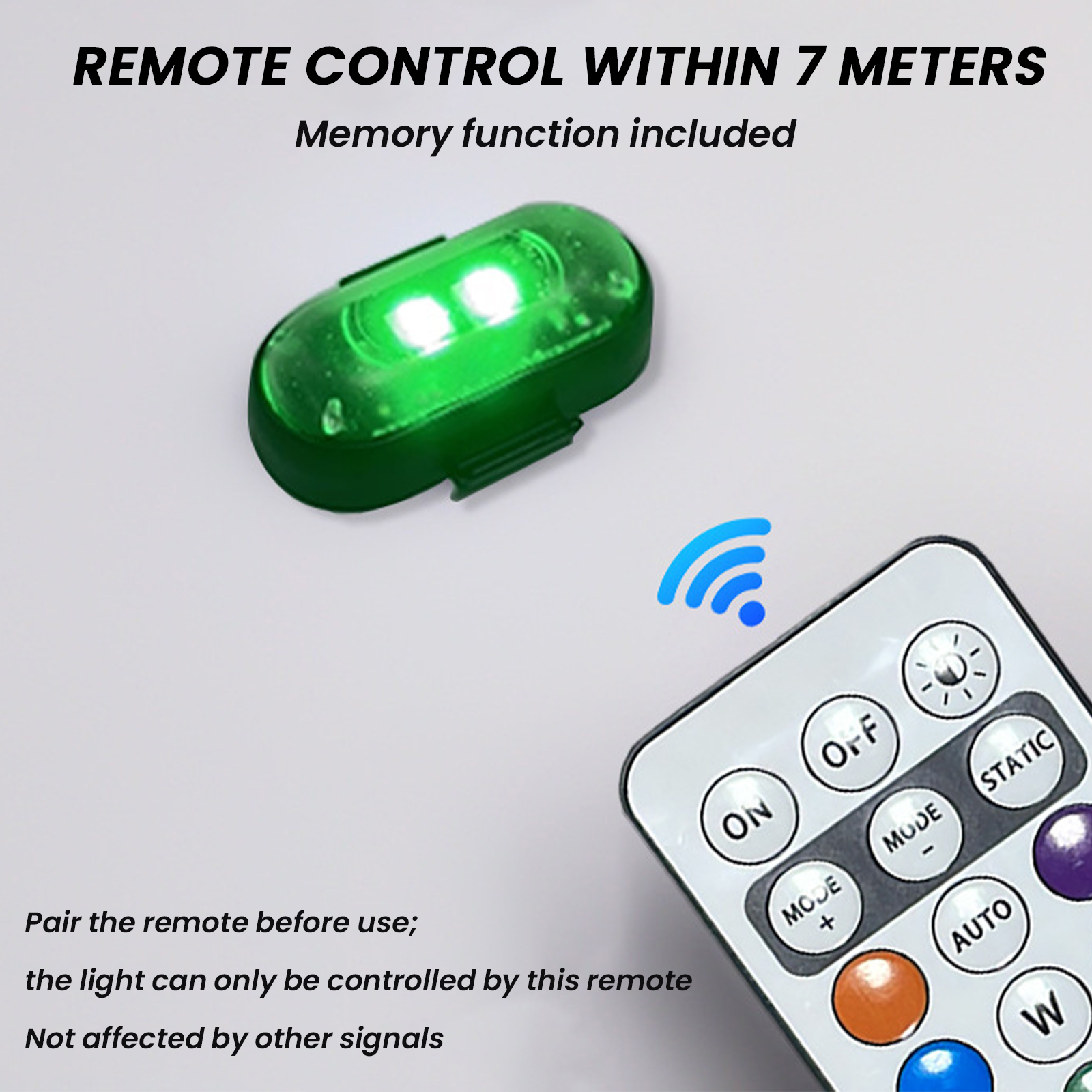 2/4/6PCS Wireless LED Strobe L - Drone Beacon Light ulasan dan harga