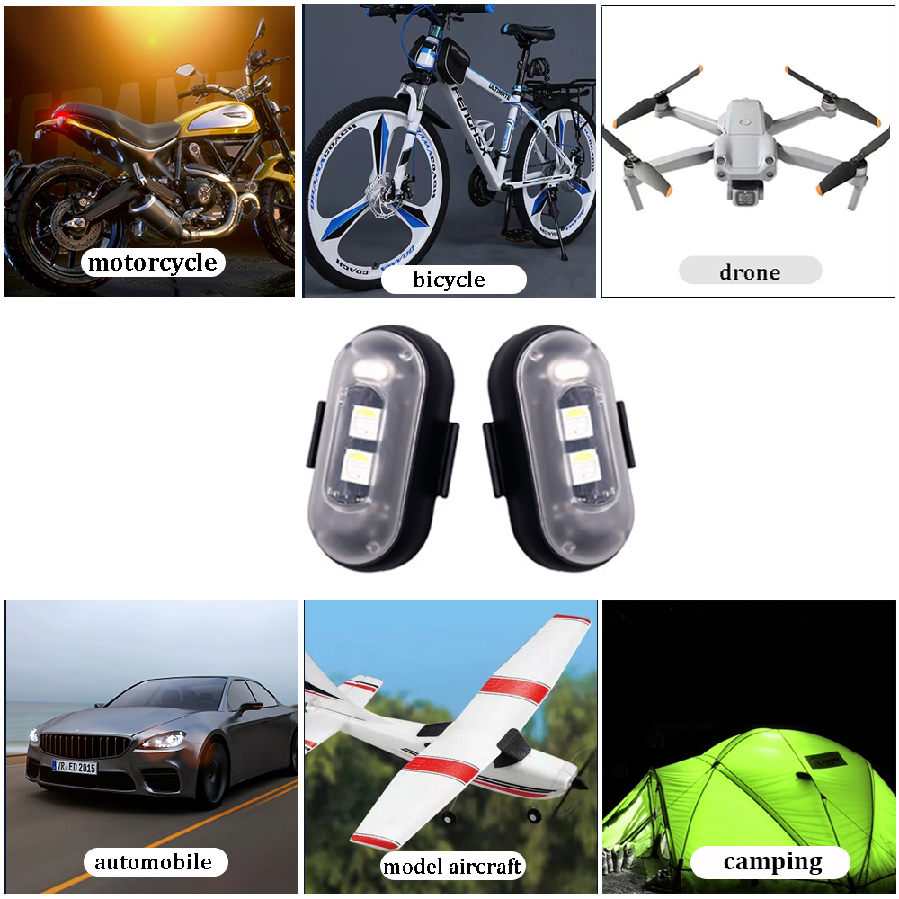 10x 4x 8Colors Wireless LED Dr - Drone Beacon Light ulasan dan harga