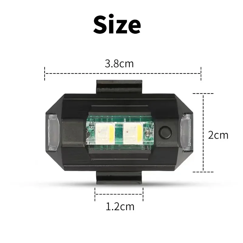 Motorcycle Lights Drone Strobe - Drone Beacon Light ulasan dan harga