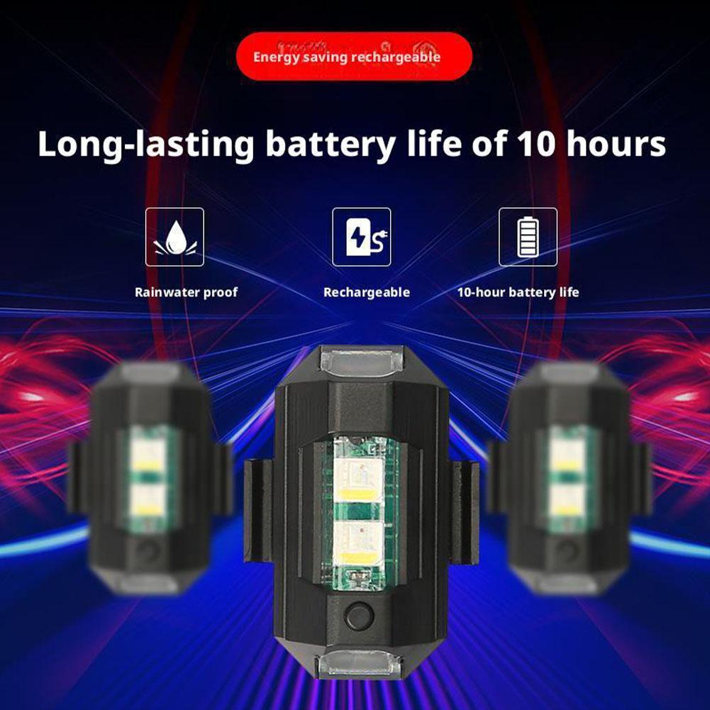 2PCS Mini LED Strobe Lights De - Drone Beacon Light ulasan dan harga