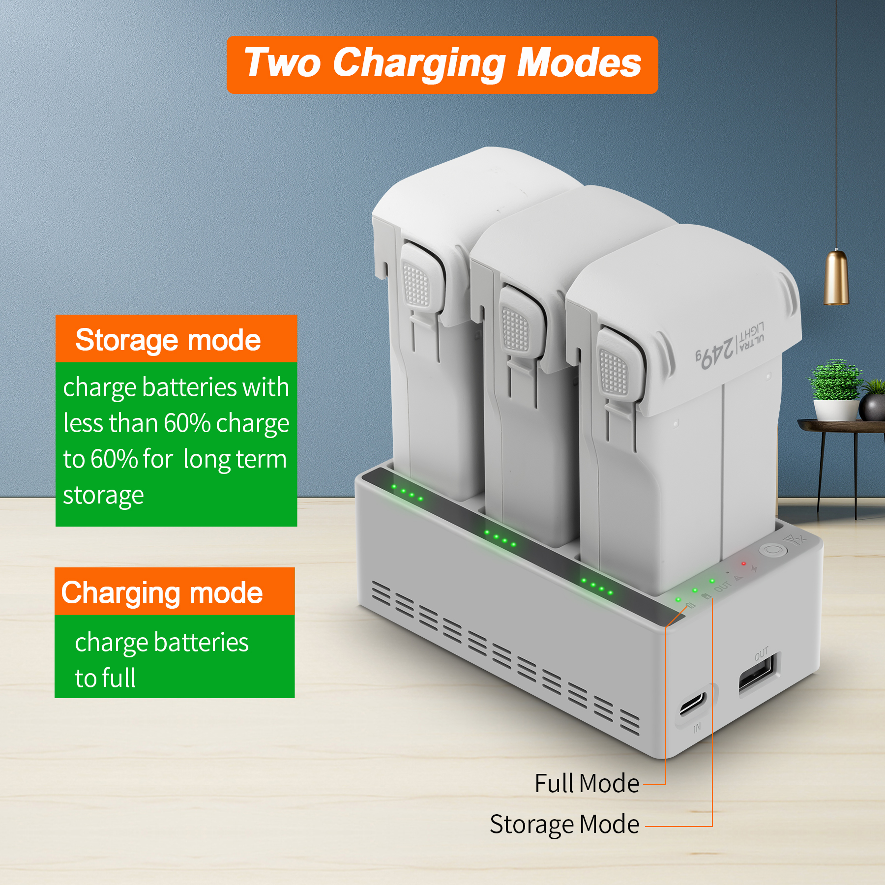 3-Way Battery Charger Butler F - Drone Charging Hub ulasan dan harga