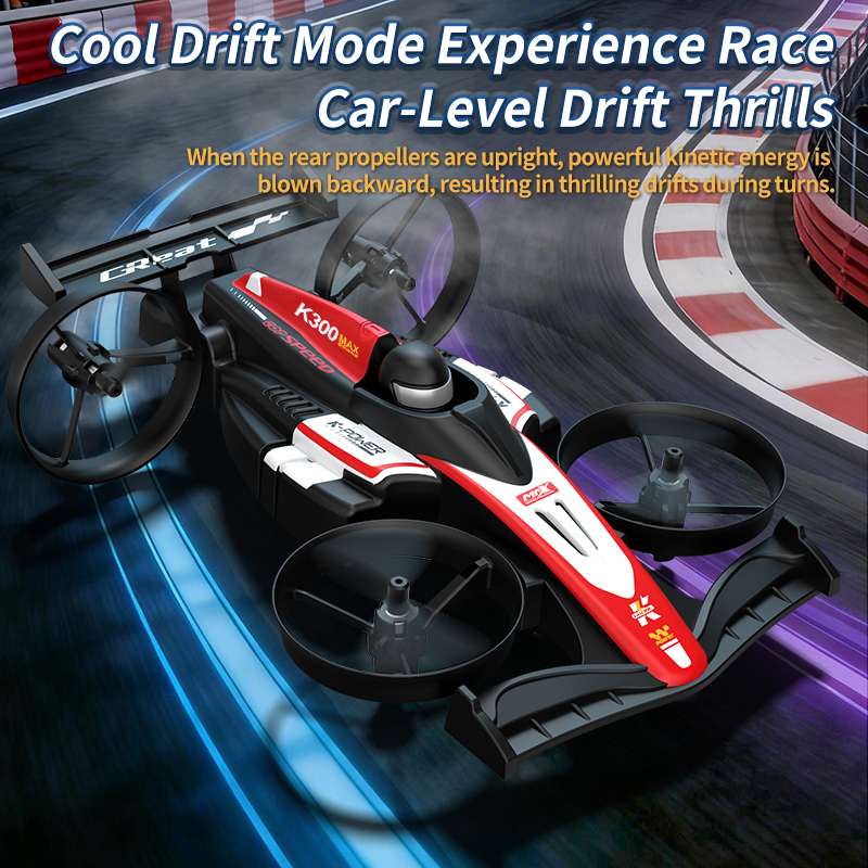 Mini RC Flying Car Transformab - Drone Beacon Light ulasan dan harga