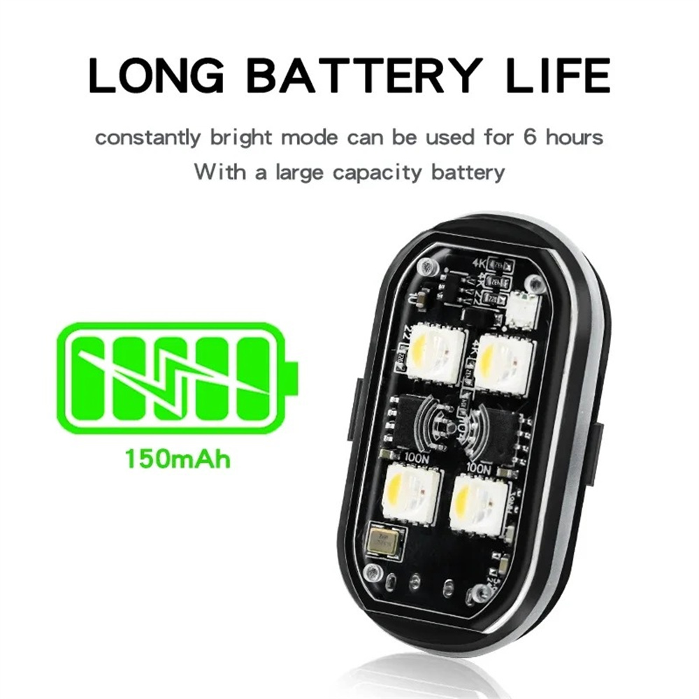 2/4/6pcs Wireless Remote Contr - Drone Strobe Light ulasan dan harga
