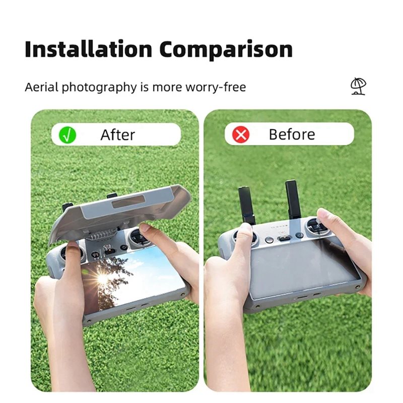 Y14A Sunshade For DJI Air 3S/  - Drone Controller Hood ulasan dan harga